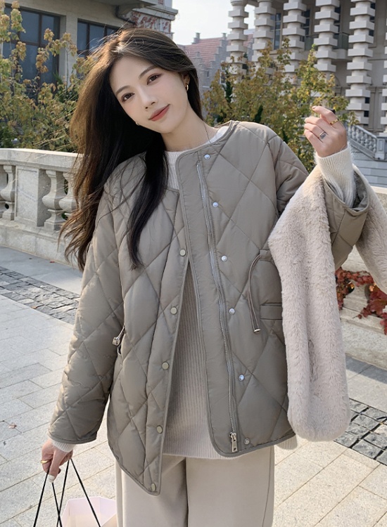Quilted thermal cotton coat pure coat for women