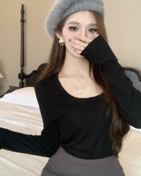All-match round neck bottoming shirt simple T-shirt