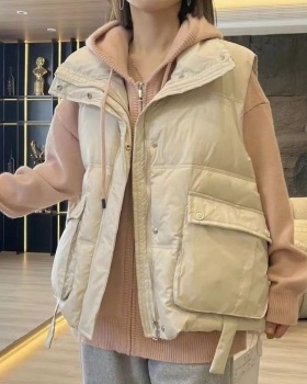 Korean style wears outside vest short coat