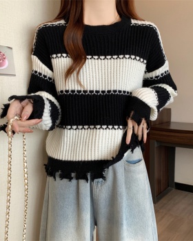 Fat large yard sweater Western style tops for women