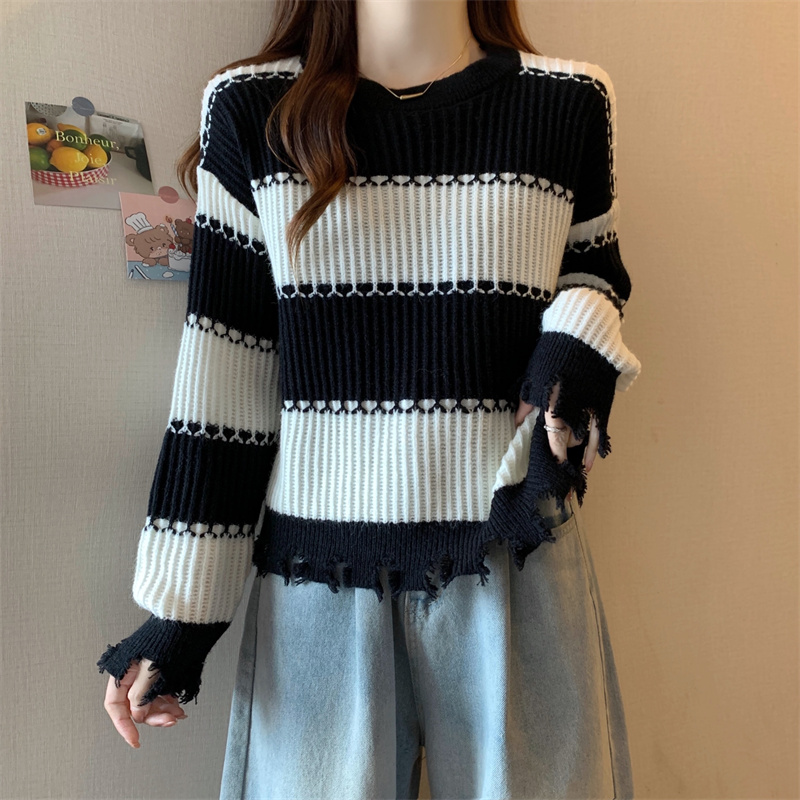 Fat large yard sweater Western style tops for women