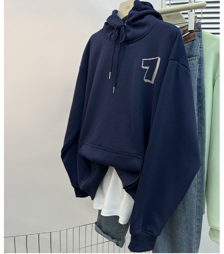 Autumn and winter hooded loose hoodie