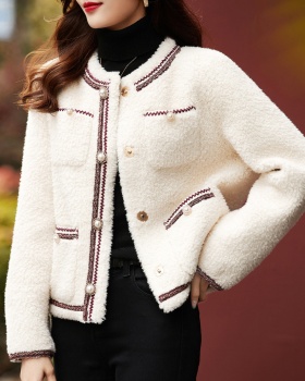 Short autumn and winter chanelstyle coat for women