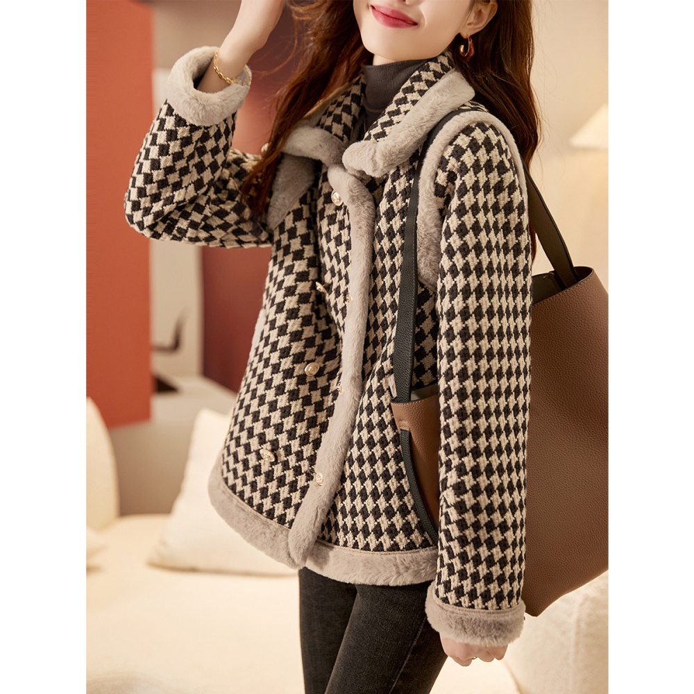 Clip cotton chanelstyle jacket short coat for women