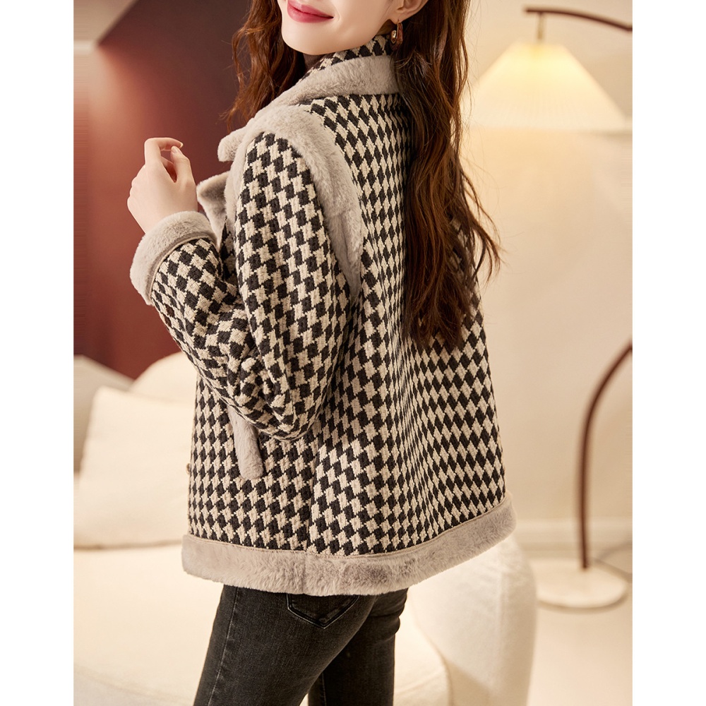 Clip cotton chanelstyle jacket short coat for women