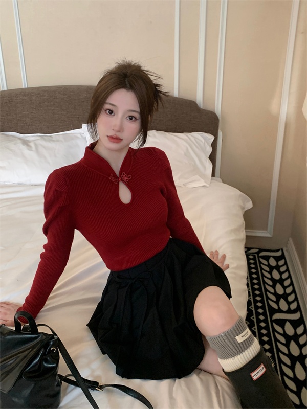 All-match sweater knitted bottoming shirt