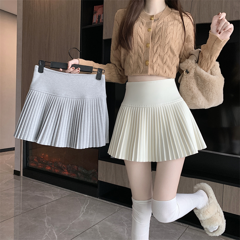 Sexy A-line short skirt Korean style high waist skirt