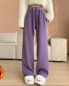 Casual pants autumn and winter wide leg pants for women
