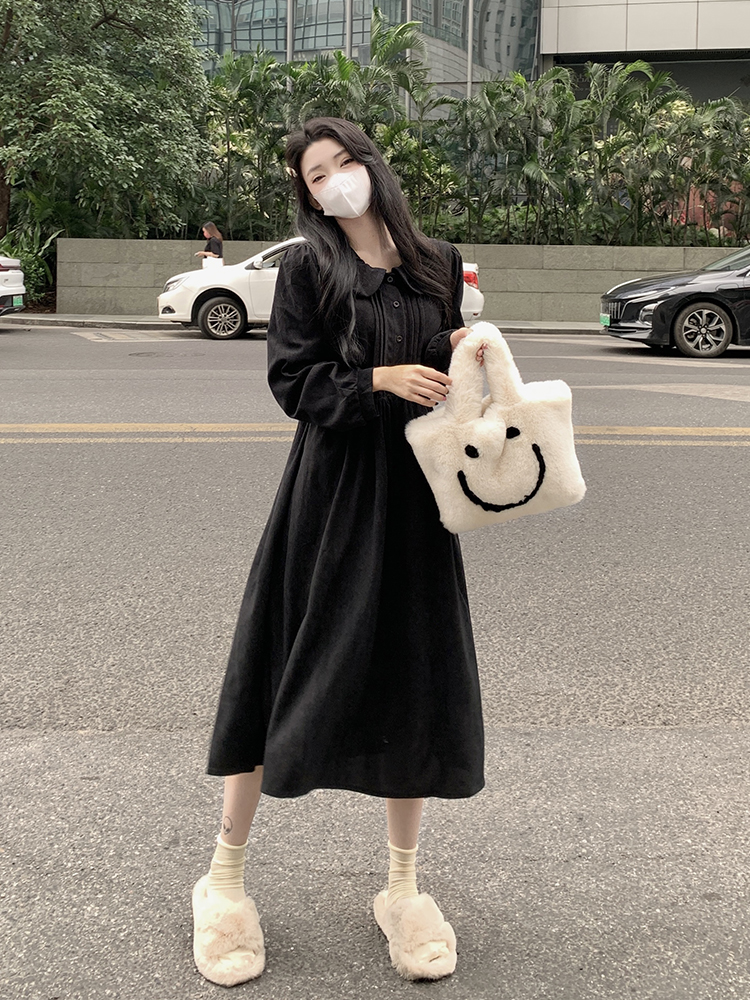 Autumn and winter bottoming Korean style dress