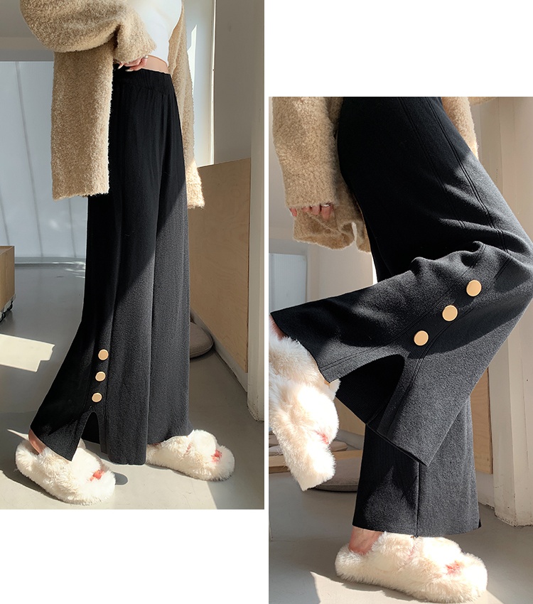 Nine tenths wide leg pants harem pants for women