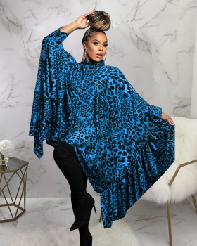 Leopard tops large yard shawl for women