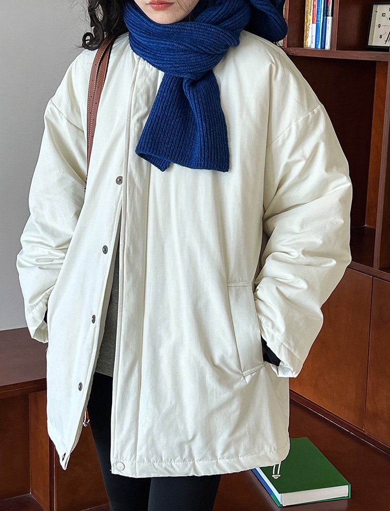 Winter Japanese style cotton coat simple work clothing