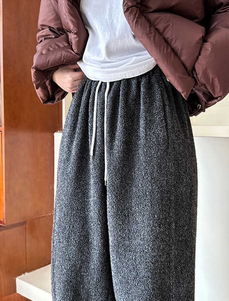 Autumn and winter sweatpants woolen casual pants