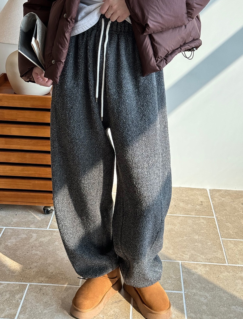 Autumn and winter sweatpants woolen casual pants