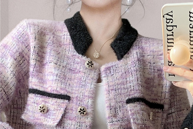 Korean style coat autumn and winter tops for women