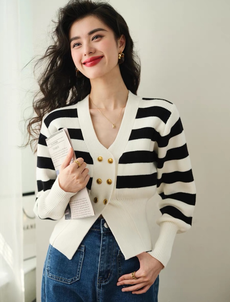 Autumn and winter tops long sleeve cardigan for women