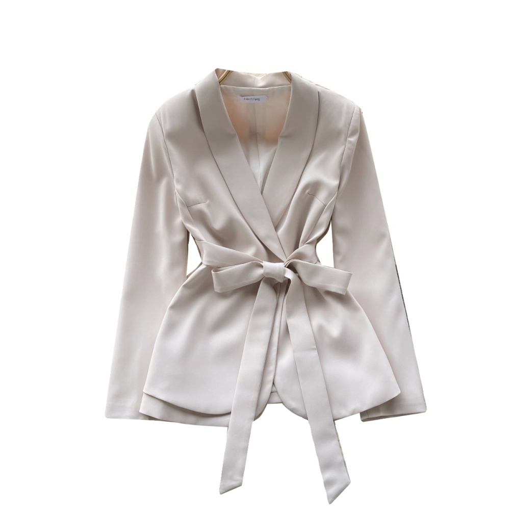 Light luxury bandage business suit temperament coat