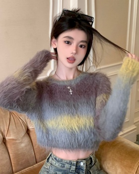 Mink velvet sweater no pilling bottoming shirt