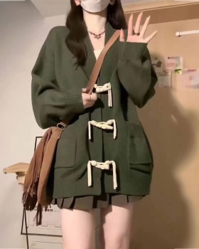 Tender loose cardigan Korean style retro sweater