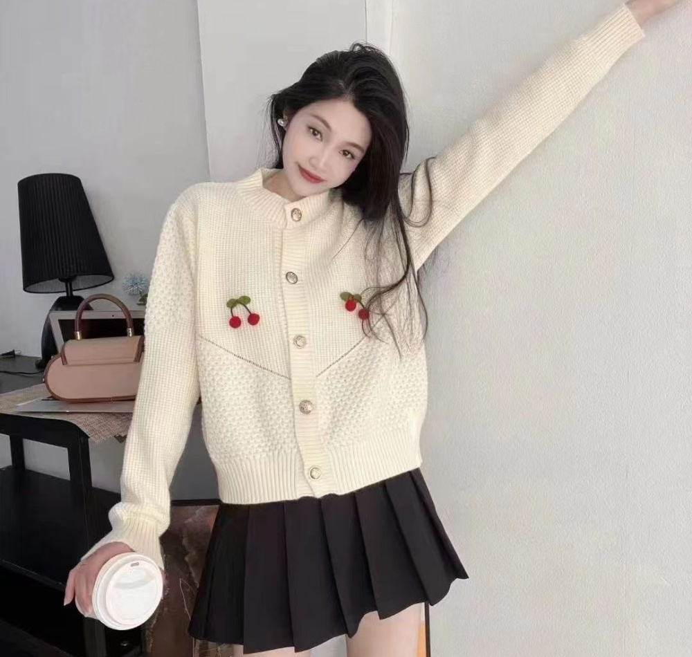 Spring Western style sweater knitted coat for women