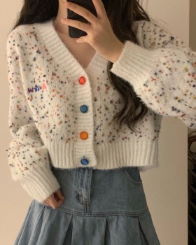 Knitted sweater cardigan for women