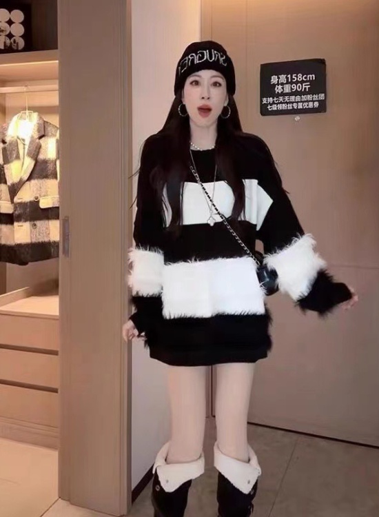 All-match Korean style loose sweater for women
