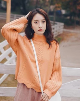 Autumn and winter lazy tops loose sweater for women