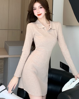 Casual dress autumn and winter T-back for women