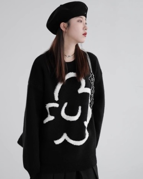 Autumn and winter lazy towel pullover sweater