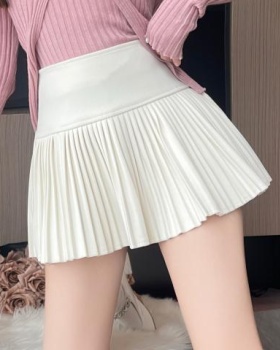Woolen short skirt A-line skirt for women
