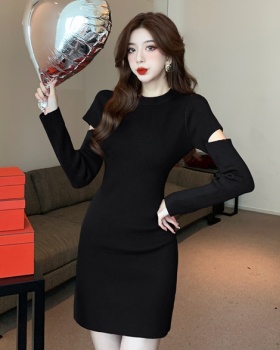 Bottoming slim dress knitted winter sweater for women