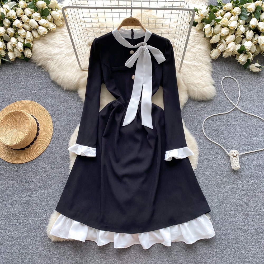 Light luxury Hepburn style dress for women