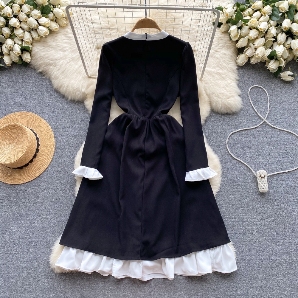 Light luxury Hepburn style dress for women