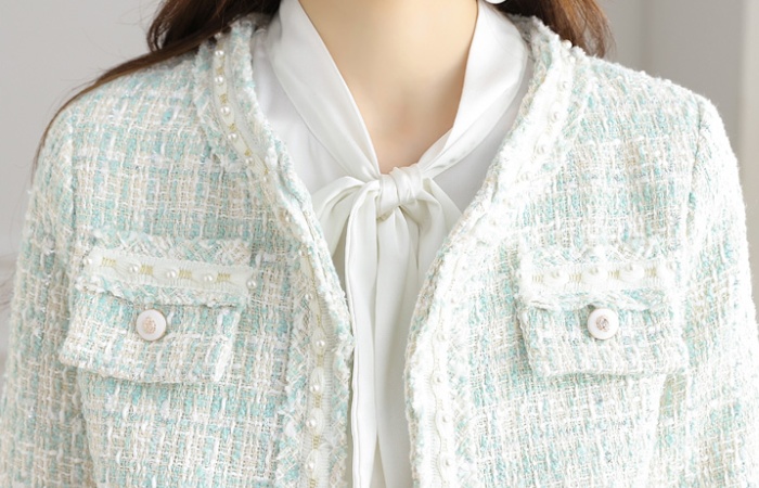 Winter coat chanelstyle tops for women