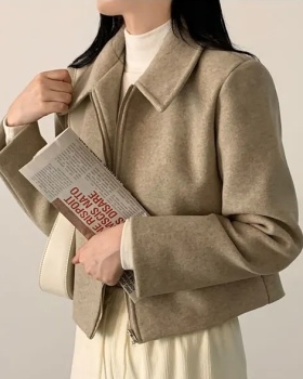 Simple lapel coat fashion Korean style jacket