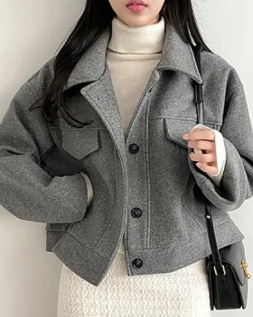 Autumn and winter work clothing single-breasted jacket