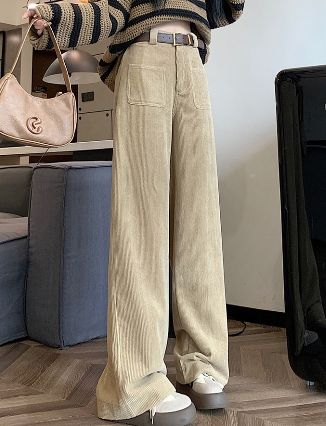 Straight pants casual pants for women