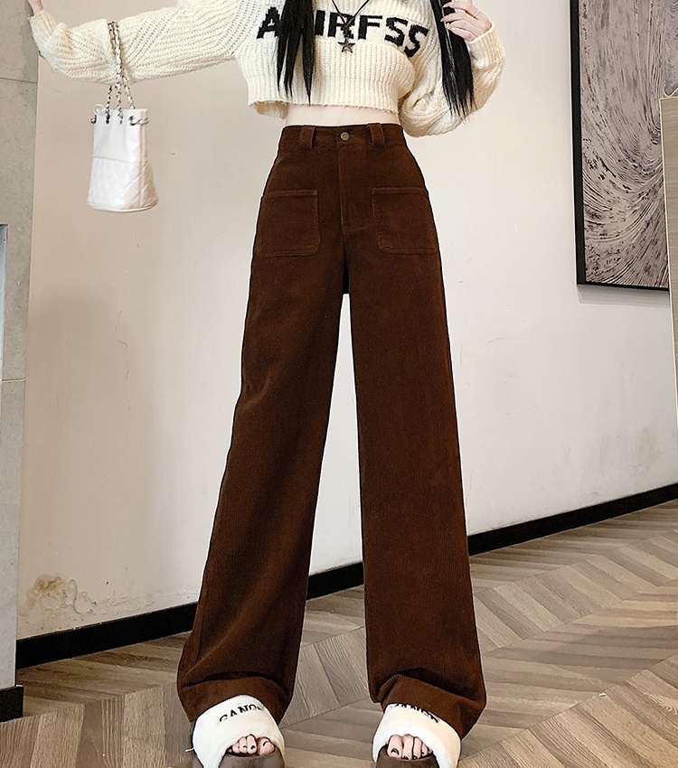Straight pants casual pants for women