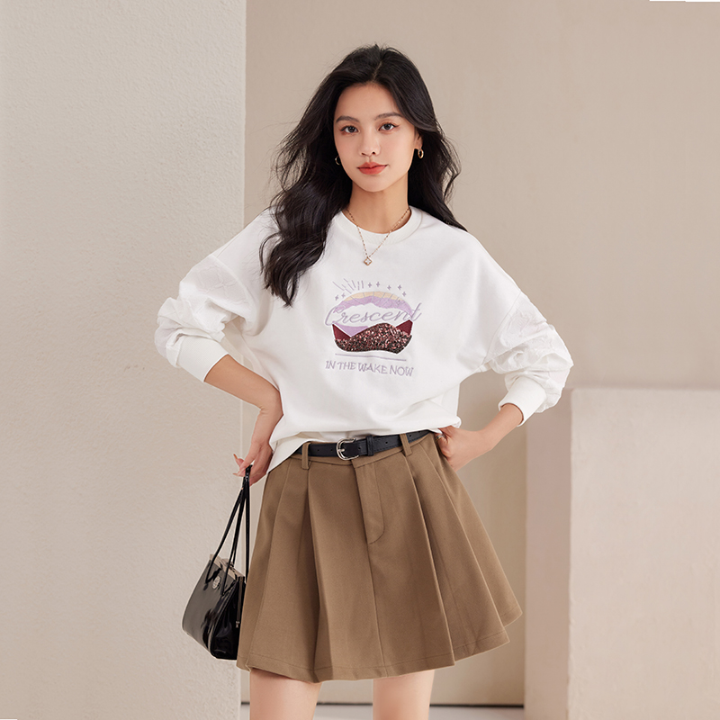 Autumn and winter Casual bottoming tops for women