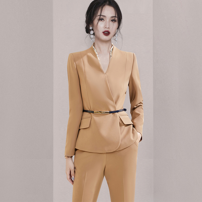 Spring and autumn business suit skirt a set for women