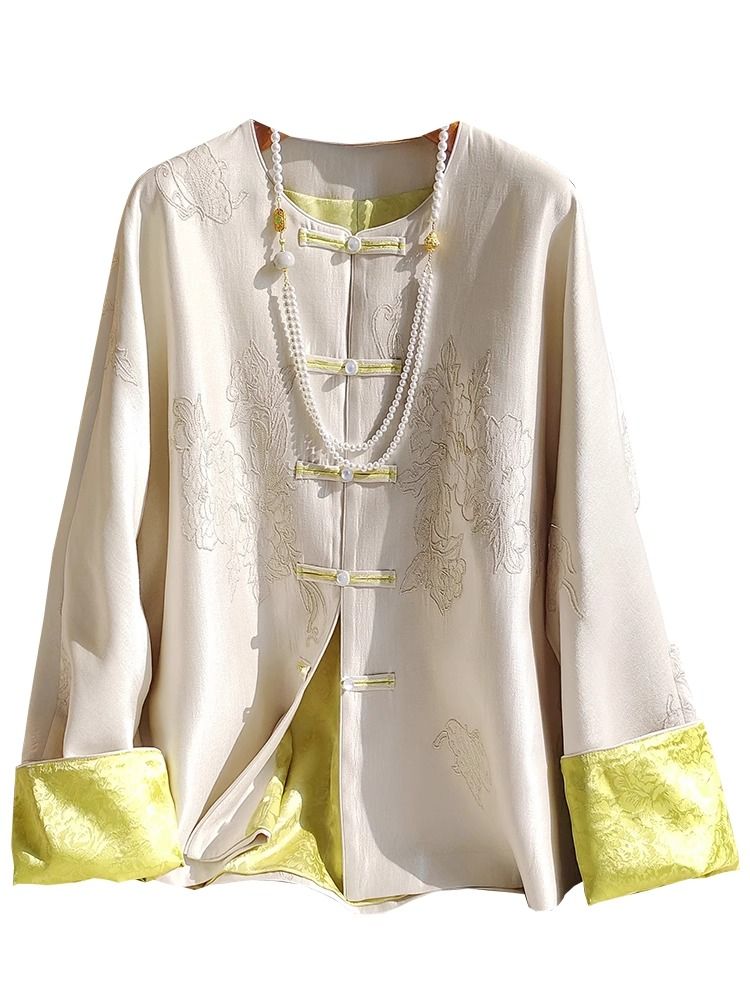 Chinese style tops embroidery jacket for women