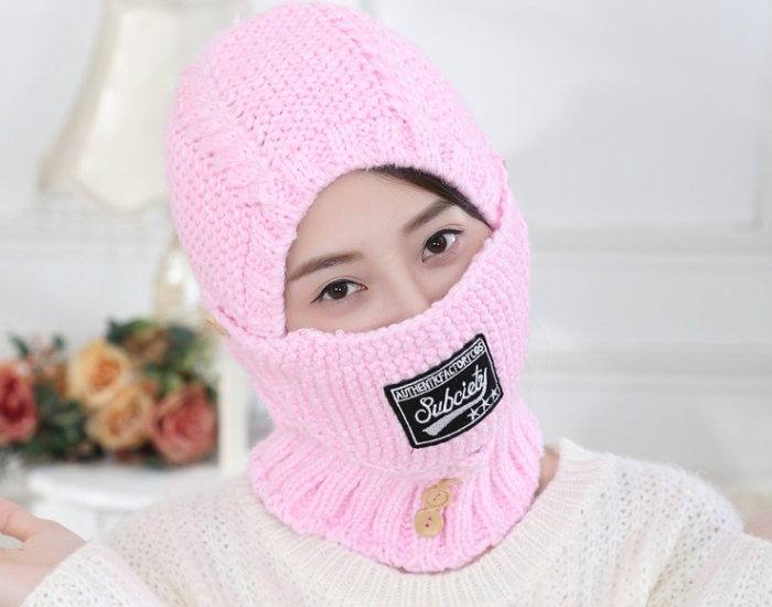 All-match sweet wool cap winter face hat for women