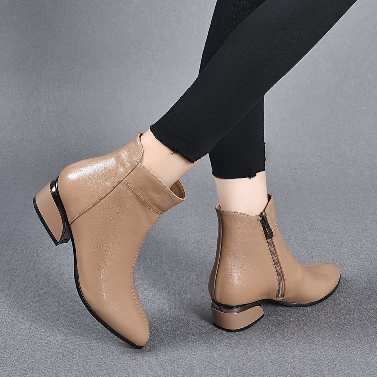 Pointed women's boots Korean style martin boots for women