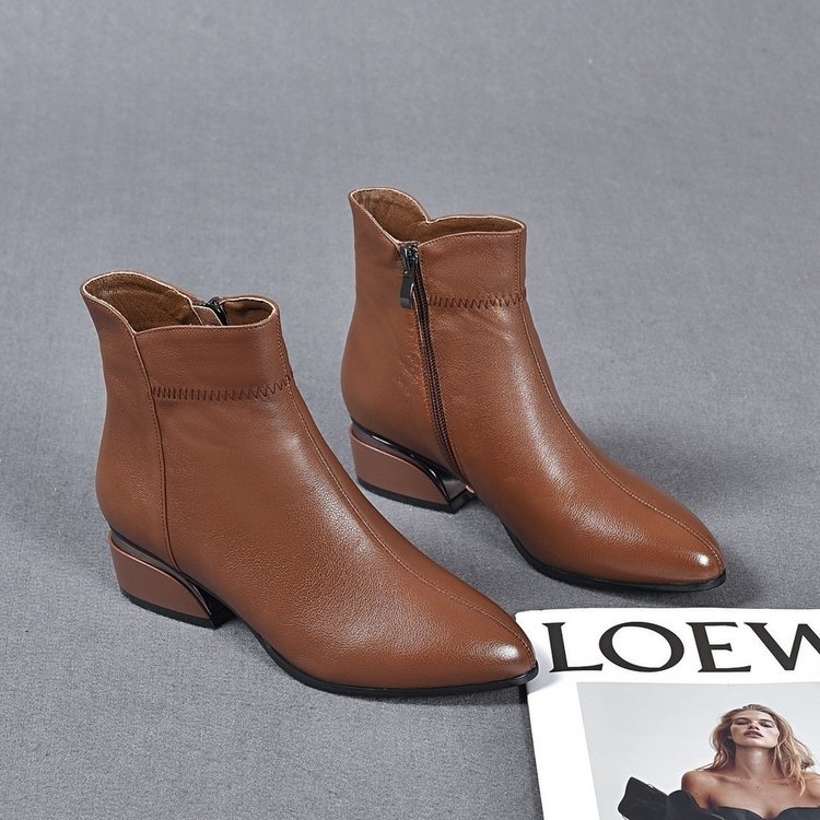 Pointed women's boots Korean style martin boots for women