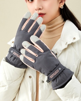 Waterproof outdoor sports thick cold thermal couples Gloves