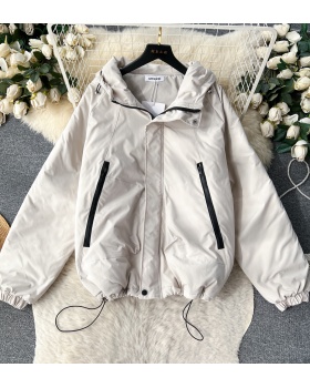All-match Korean style coat fashion thick cotton coat for women