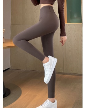 Tight hip raise leggings yoga wears outside pants for women