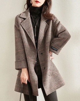 Woolen overcoat temperament business suit for women