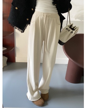 Slim all-match pants thick casual pants for women