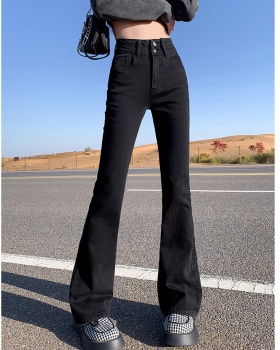 High waist jeans American style long pants for women